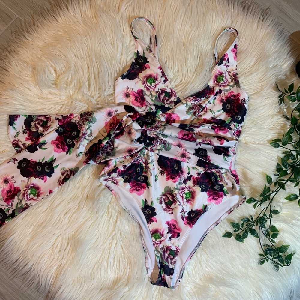 ASOS floral one piece